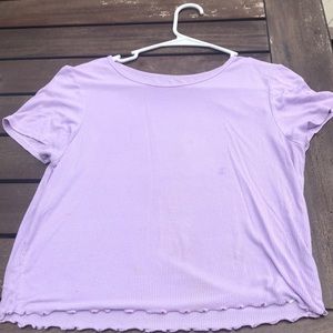 American Eagle purple top